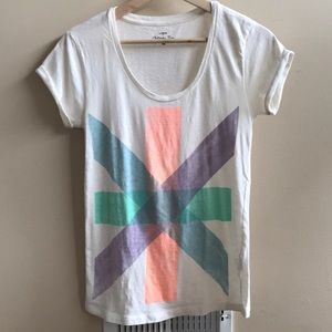 J. Crew Printed Pattern Collector’s Tee - XXS